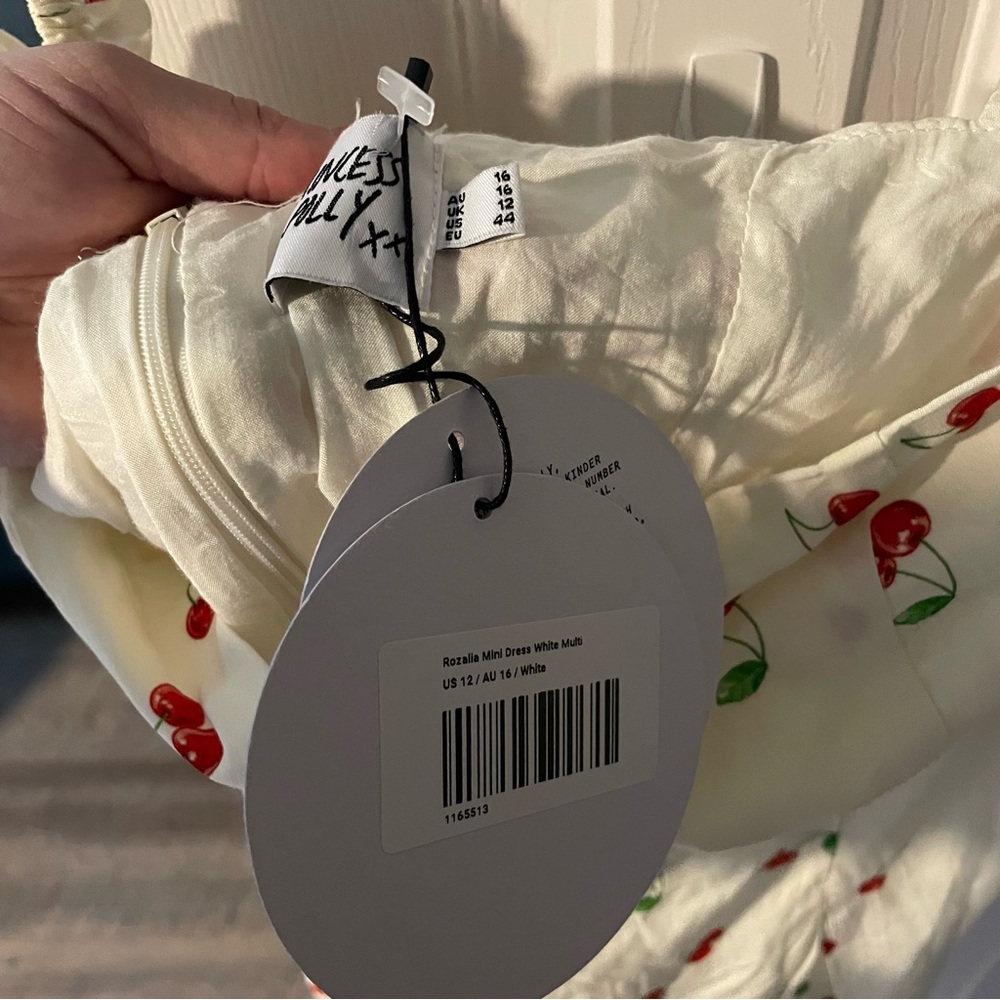 NWT Princess Polly Cherry Print Dress - Picture 9 of 9